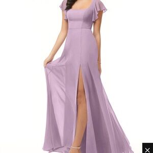 Wisteria A-Line Ruffled Chiffon Dress
Never used